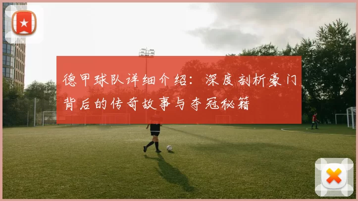 德甲球队详细介绍：深度剖析豪门背后的传奇故事与夺冠秘籍